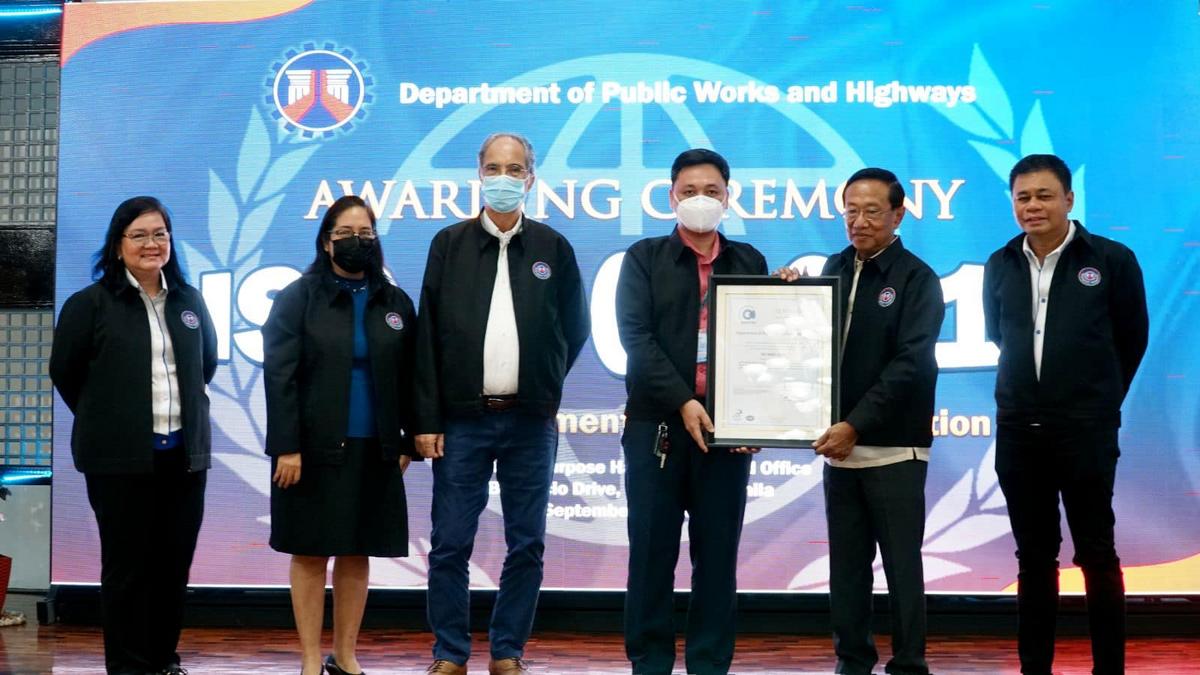 DPWH MAINTAINS ISO QUALITY MANAGEMENT SYSTEM CERTIFICATION FOR 7TH YEAR