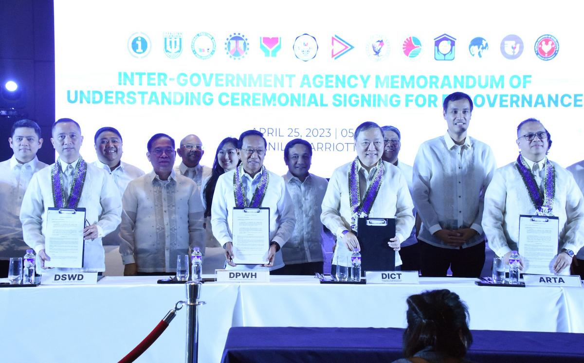 DPWH, DICT SIGNS MOU FOR DIGITALLY CONNECTED SERVICE 