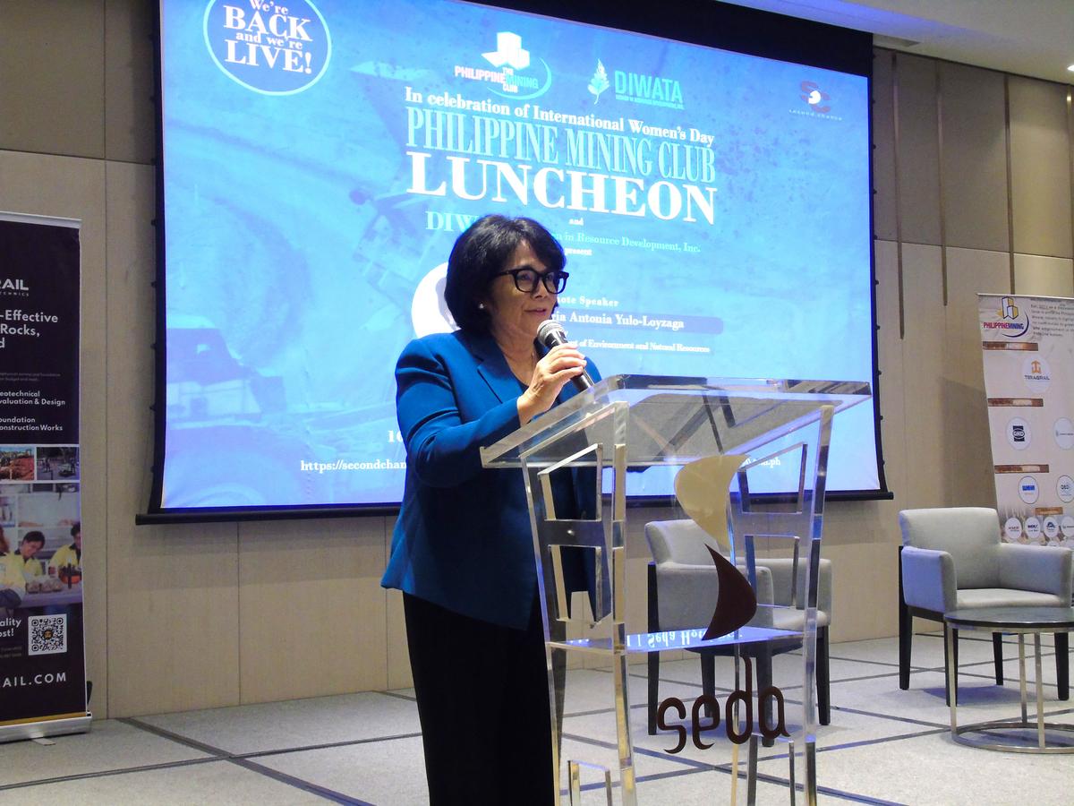 DENR Secretary on PH Mining Club Luncheon