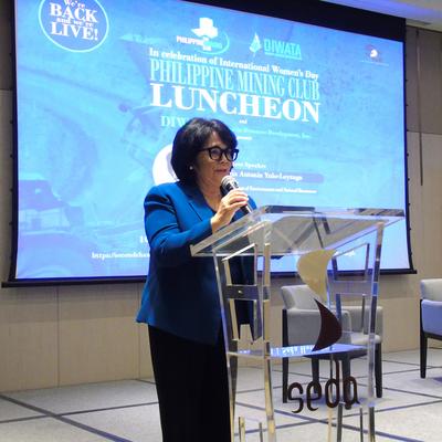 DENR Secretary on PH Mining Club Luncheon