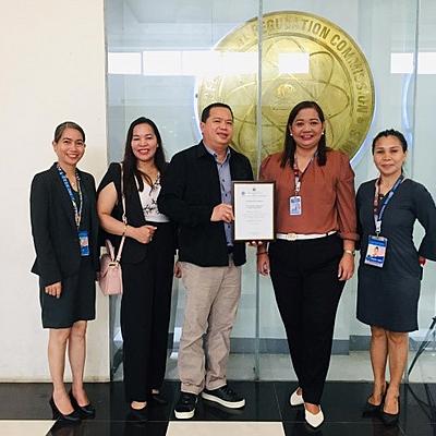PRC Awards Certificate of Accreditation to TMC as CPD Provider