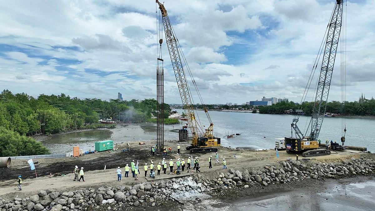 PROMISING FUTURE AWAITS DAVAO CITY AS CIVIL WORKS OF BUCANA BRIDGE PROJECT ARE ON THE ROLL