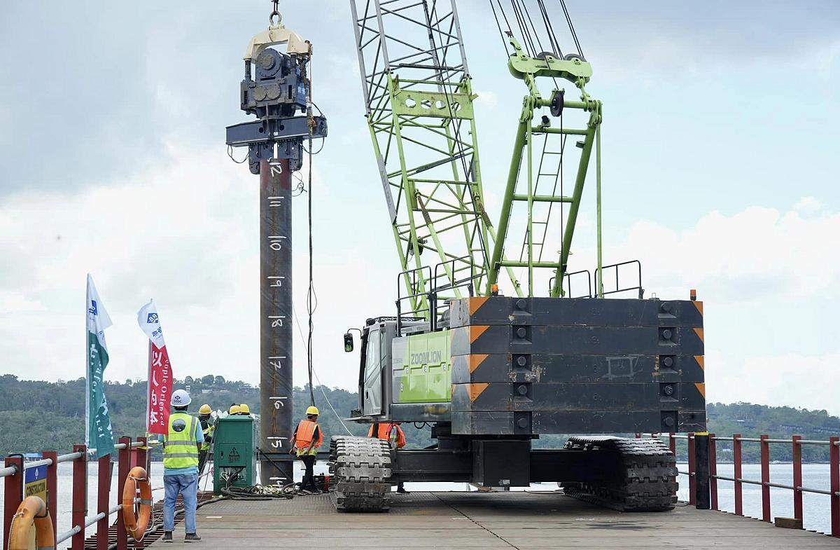 BORED PILING WORKS SIGNAL PROGRESS IN SAMAL ISLAND - DAVAO CITY CONNECTOR PROJECT