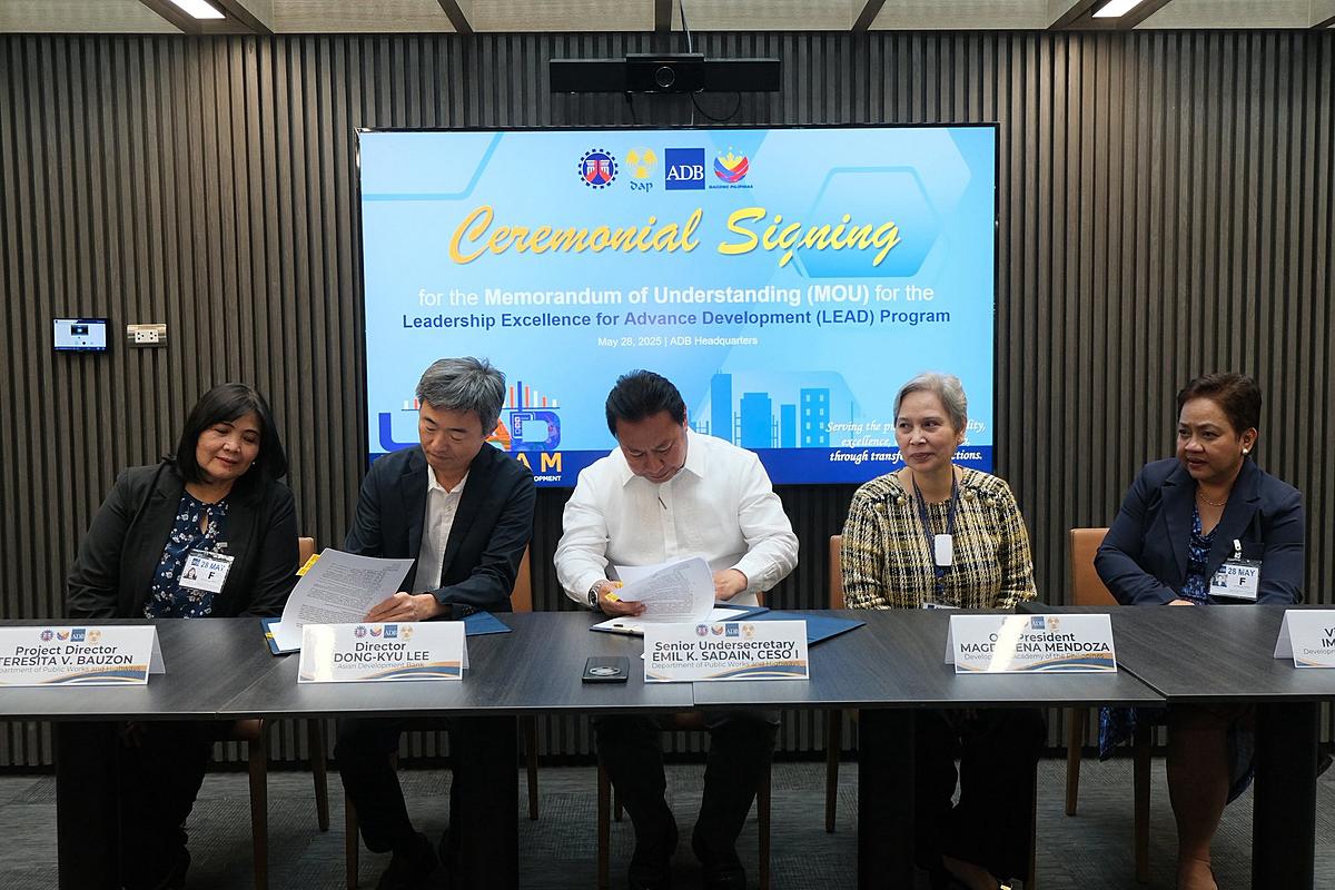 DPWH HEEDS PBBM’S CALL FOR BETTER GOVERNANCE, PARTNERS WITH ADB AND DAP TO DEVELOP FUTURE LEADERS