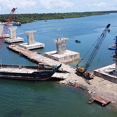 Construction of Guicam Bridge in Zamboanga Sibugay Accelerates Toward Completion