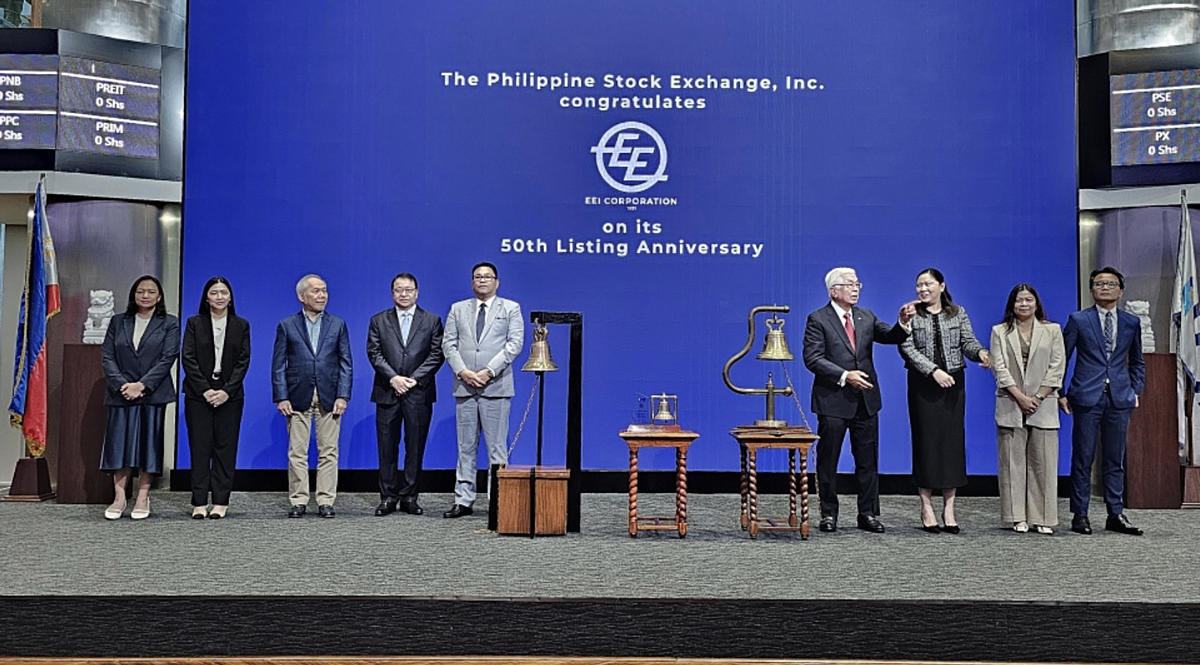 EEI Corporation Marks 50th Listing Anniversary at Philippine Stock Exchange