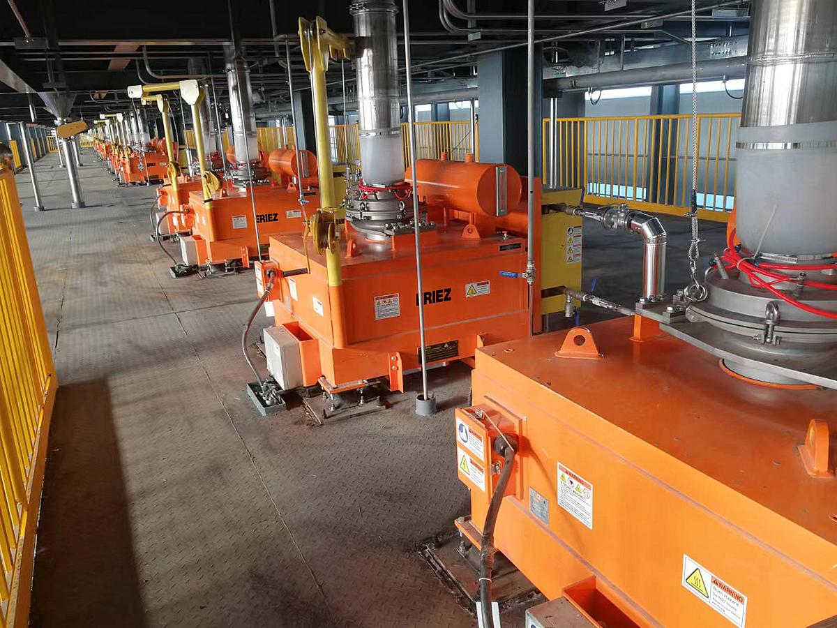 Eriez DVMF Removes Fine Iron-Bearing Contaminants