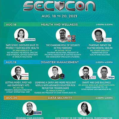 WOSAS Wired SECUCON- a FREE Webinar Series (Aug 18-20, 2021)