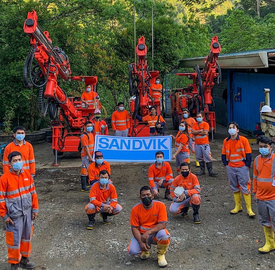 Apex Mining welcomes 3 Sandvik drills