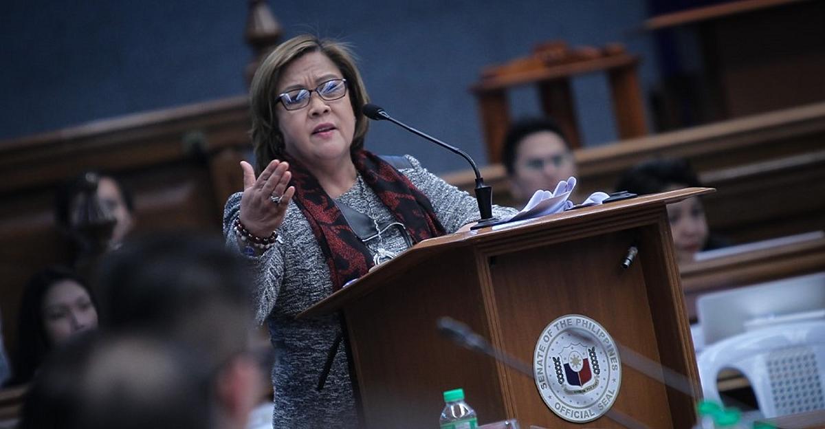 Senator De Lima passed a resolution against lifting of open-pit mining ban